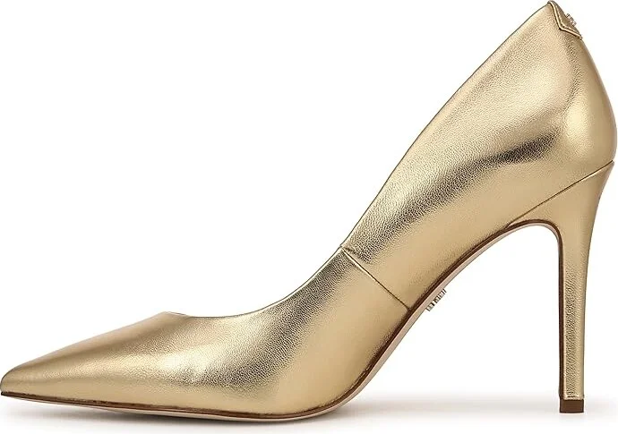 Sam Edelman Hazel Women's Shoes Amber Gold Leather : 9 W, Synthetic - Image 5