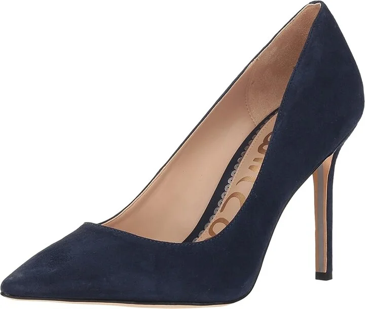 Sam Edelman Hazel Women's Shoes Baltic Navy Suede Leather : 14 M, Synthetic - Image 2