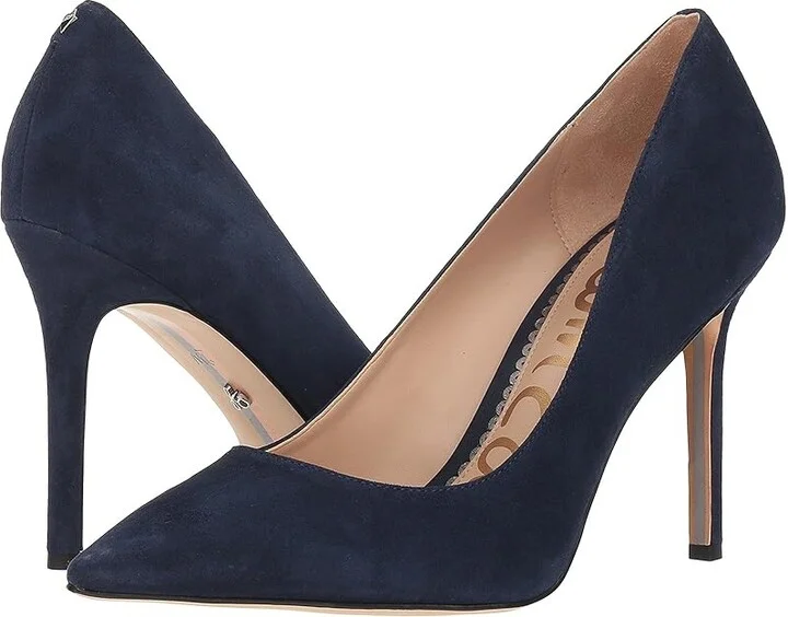 Sam Edelman Hazel Women's Shoes Baltic Navy Suede Leather : 14 M, Synthetic
