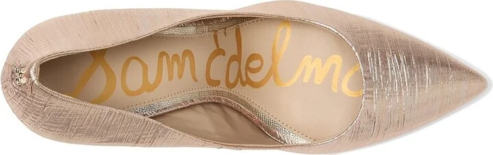Sam Edelman Hazel Women's Shoes Gold Plisse : 6.5 M, Synthetic - Image 2