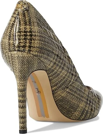 Sam Edelman Hazel Women's Shoes Khaki Plaid : 6 M, Synthetic - Image 4