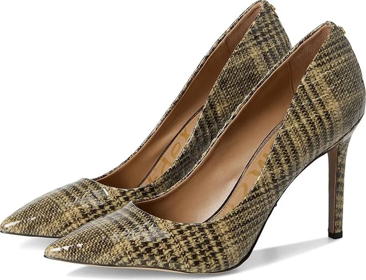 Sam Edelman Hazel Women's Shoes Khaki Plaid : 6 M, Synthetic