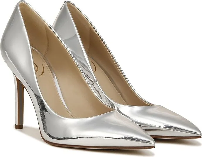 Sam Edelman Hazel Women's Shoes Soft Silver : 6 M, Synthetic