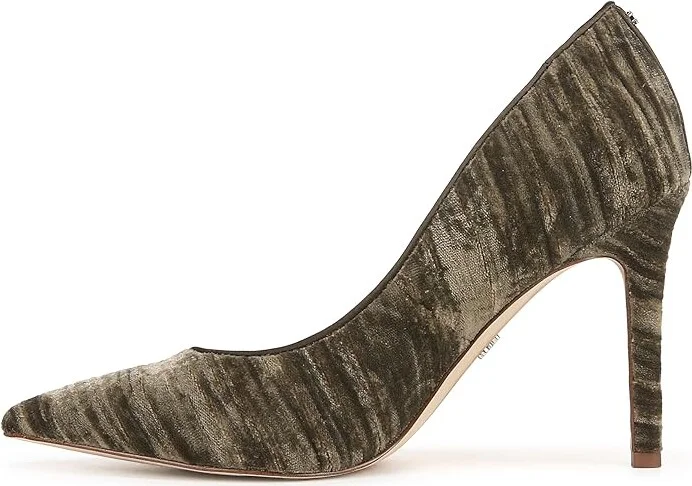 Sam Edelman Hazel Women's Shoes Winter Moss Velvet : 9.5 W, Synthetic - Image 5