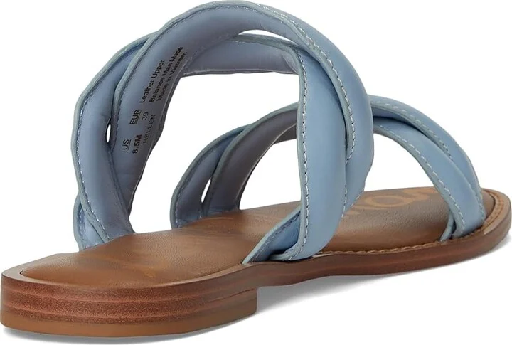 Sam Edelman Hellen Women's Sandals Blue Breeze : 9 M, Leather/Rubber - Image 4