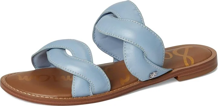 Sam Edelman Hellen Women's Sandals Blue Breeze : 9 M, Leather/Rubber - Image 5