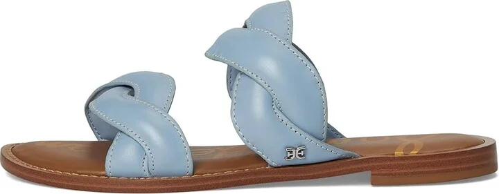 Sam Edelman Hellen Women's Sandals Blue Breeze : 9 M, Leather/Rubber - Image 6