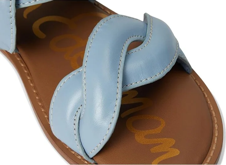 Sam Edelman Hellen Women's Sandals Blue Breeze : 9 M, Leather/Rubber - Image 7