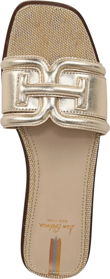 Sam Edelman Irina Logo Emblem Slide Sandals - Image 4