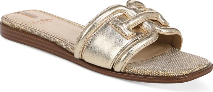 Sam Edelman Irina Logo Emblem Slide Sandals