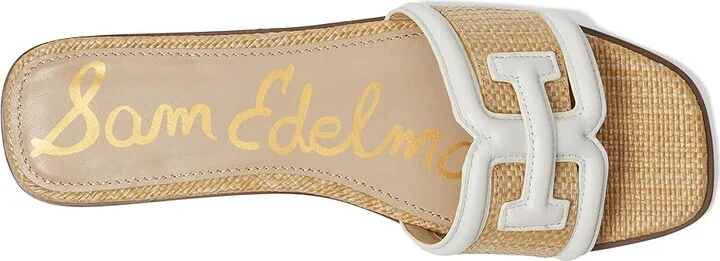Sam Edelman Irina Women's Shoes Bright White/Bleached Beechwoo : 5 M, Leather - Image 2
