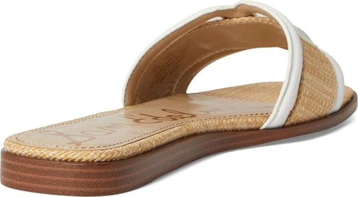Sam Edelman Irina Women's Shoes Bright White/Bleached Beechwoo : 5 M, Leather - Image 4