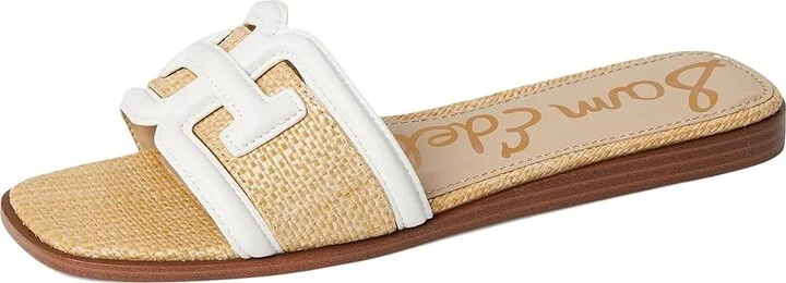 Sam Edelman Irina Women's Shoes Bright White/Bleached Beechwoo : 5 M, Leather - Image 5