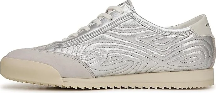Sam Edelman Isabel Women's Shoes Soft Silver/Off-White : 11 M, Leather - Image 5