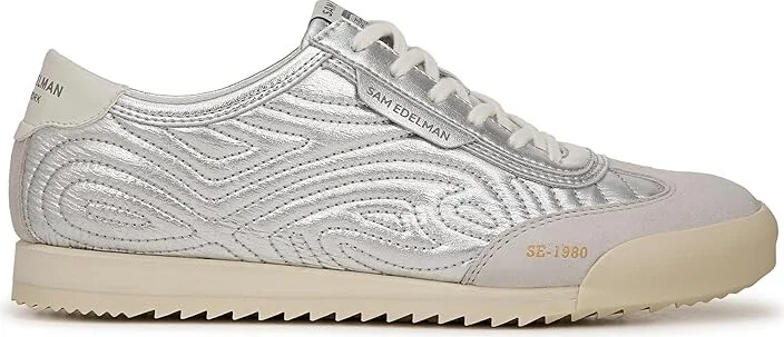 Sam Edelman Isabel Women's Shoes Soft Silver/Off-White : 11 M, Leather - Image 6