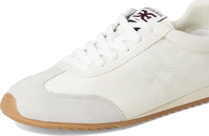 Sam Edelman Isella 2 Women's Shoes Optic White/Plum Wine : 10.5 M, Leather - Image 7