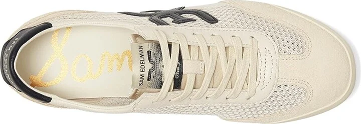 Sam Edelman Ivey Mesh Women's Shoes New Ecru/Black Mesh : 8 M, Leather - Image 2