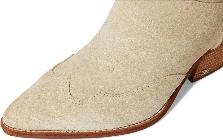 Sam Edelman James Women's Zip Boots Ivory Sand : 8 M, Suede - Image 2