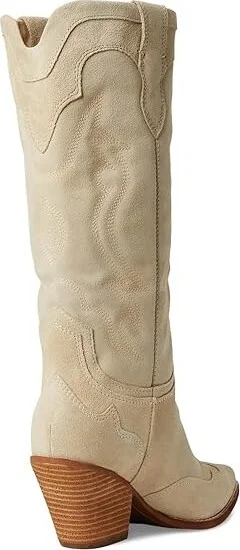 Sam Edelman James Women's Zip Boots Ivory Sand : 8 M, Suede - Image 4