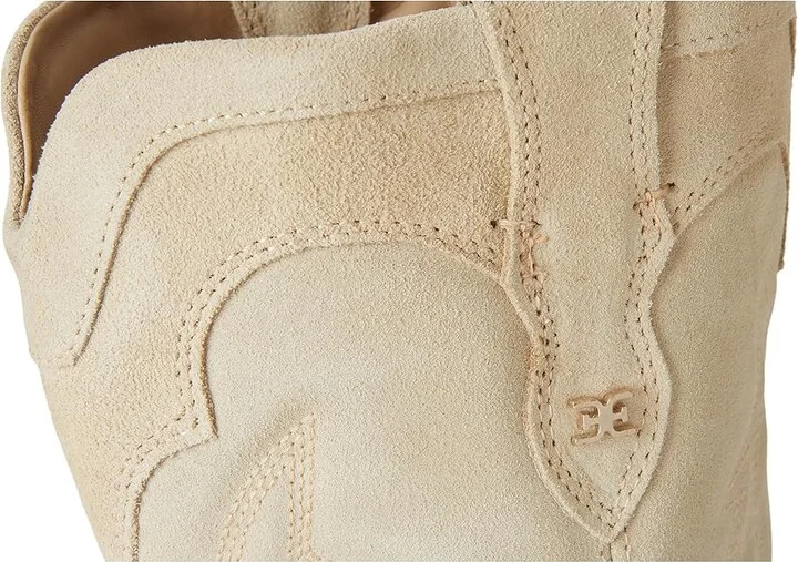 Sam Edelman James Women's Zip Boots Ivory Sand : 8 M, Suede - Image 7