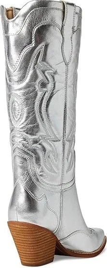 Sam Edelman James Women's Zip Boots Silver : 7.5 M, Suede - Image 4