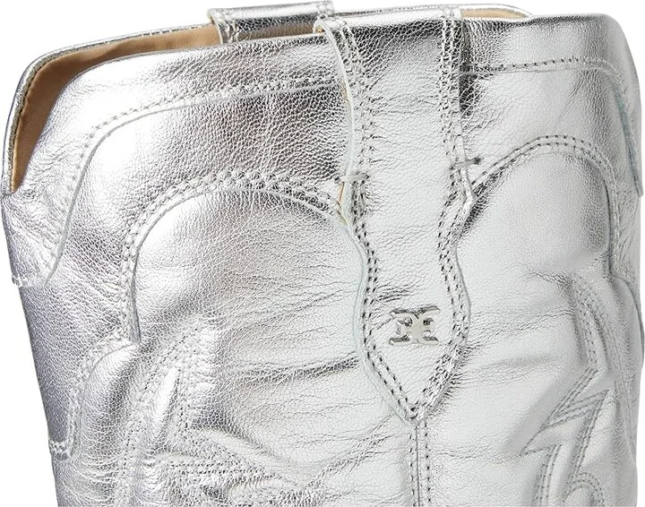 Sam Edelman James Women's Zip Boots Silver : 7.5 M, Suede - Image 7
