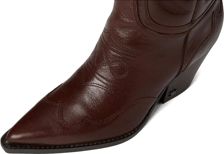 Sam Edelman James Women's Zip Boots Spiced Pecan WC : 10 M, Suede - Image 2