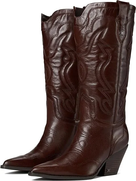 Sam Edelman James Women's Zip Boots Spiced Pecan WC : 10 M, Suede