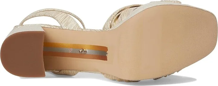 Sam Edelman Janelle Women's Sandals Soft Gold : 7 M, Rubber - Image 3