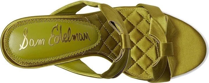Sam Edelman Jasmine High Women's Heels Greentini : 8 M, Leather/Suede - Image 2