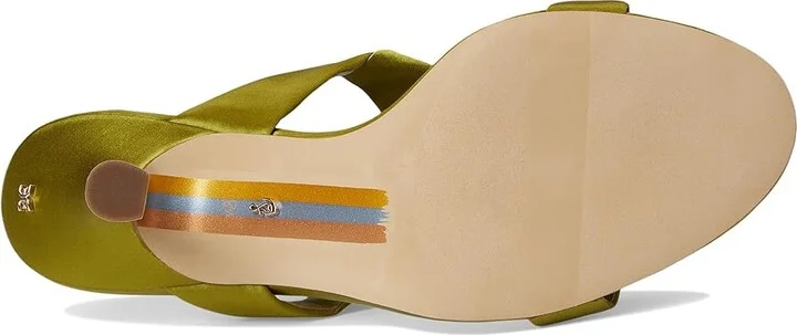Sam Edelman Jasmine High Women's Heels Greentini : 8 M, Leather/Suede - Image 3