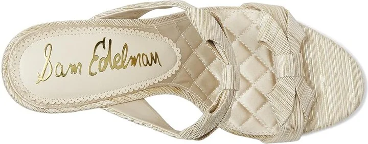 Sam Edelman Jasmine High Women's Heels Soft Gold : 8 M, Leather/Suede - Image 2