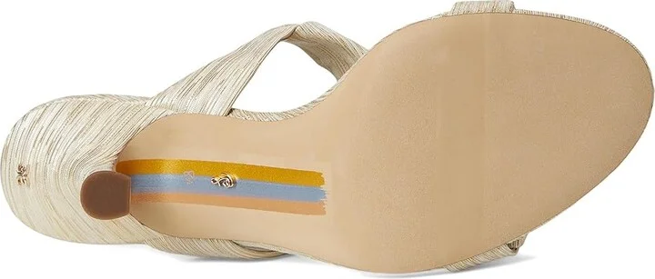 Sam Edelman Jasmine High Women's Heels Soft Gold : 8 M, Leather/Suede - Image 3
