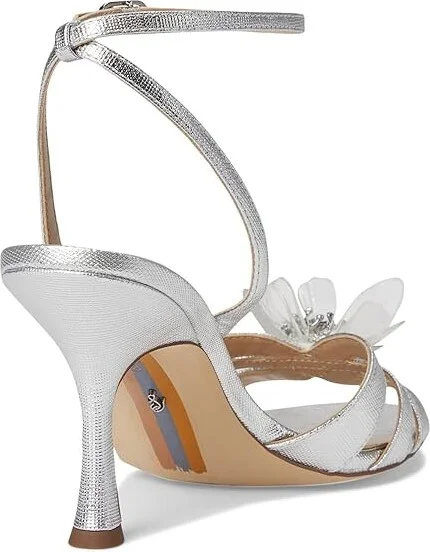 Sam Edelman Joanna Women's Sandals Soft Silver : 8.5 M, Leather/Rubber - Image 4