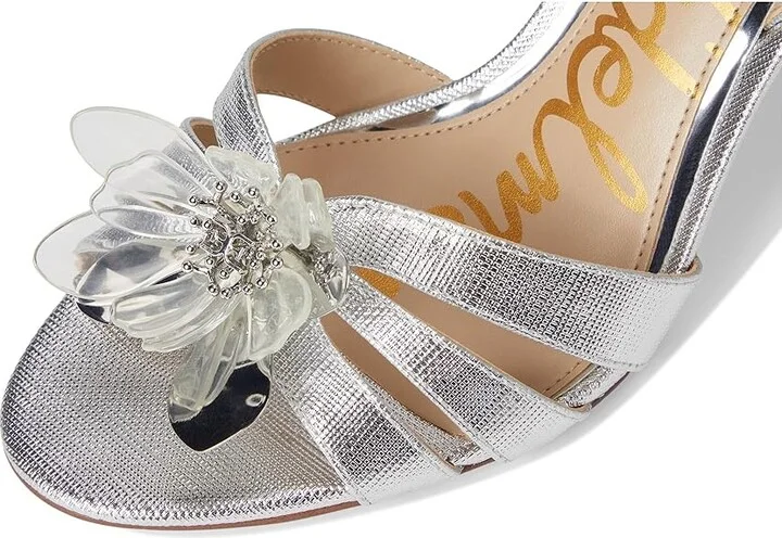 Sam Edelman Joanna Women's Sandals Soft Silver : 8.5 M, Leather/Rubber - Image 7