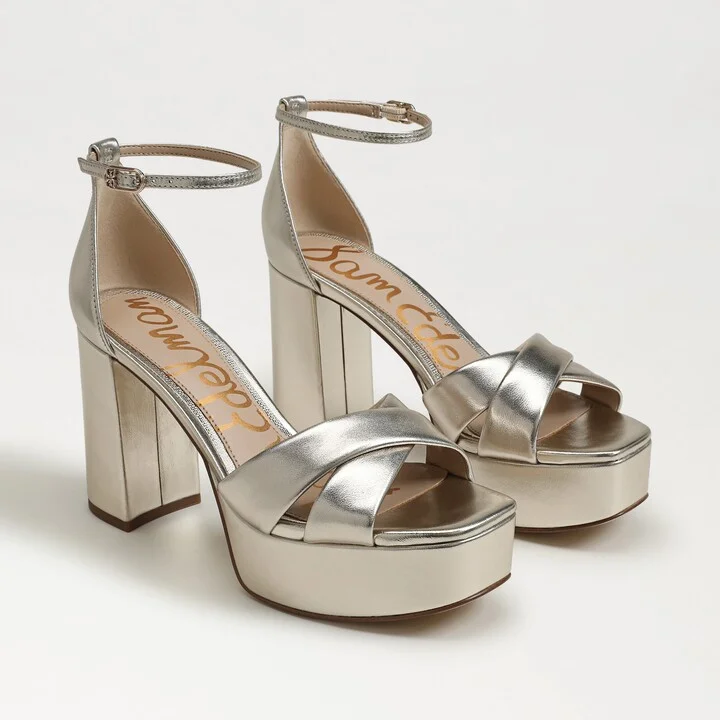 Sam Edelman Jullian Platform Dress Sandal Jute Leather