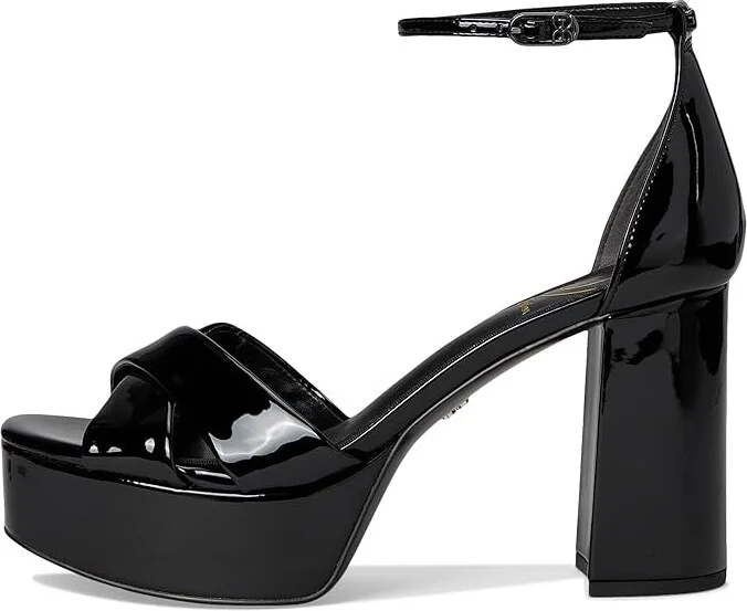 Sam Edelman Jullian Women's Sandals Black Patent : 8 M, Leather/Rubber - Image 6