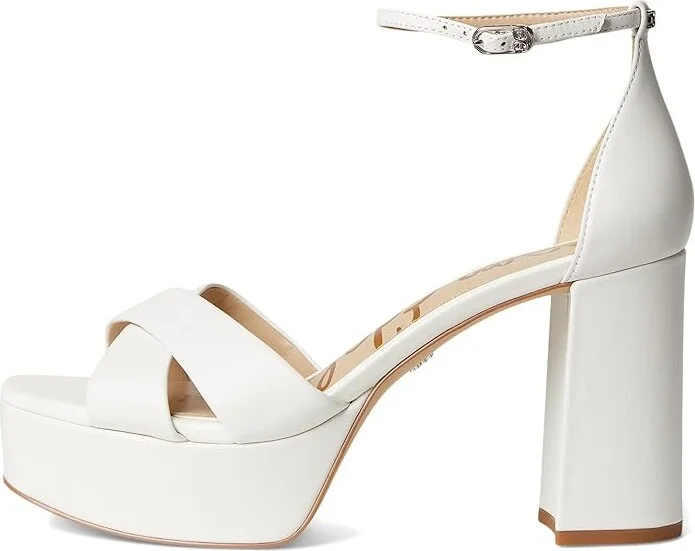 Sam Edelman Jullian Women's Sandals Bright White : 8.5 M - Image 6