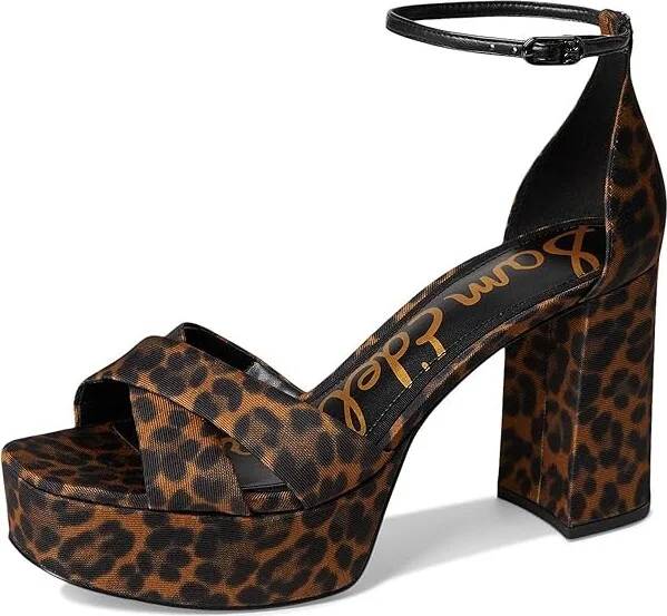 Sam Edelman Jullian Women's Sandals Leopard Brown : 9.5 M - Image 5