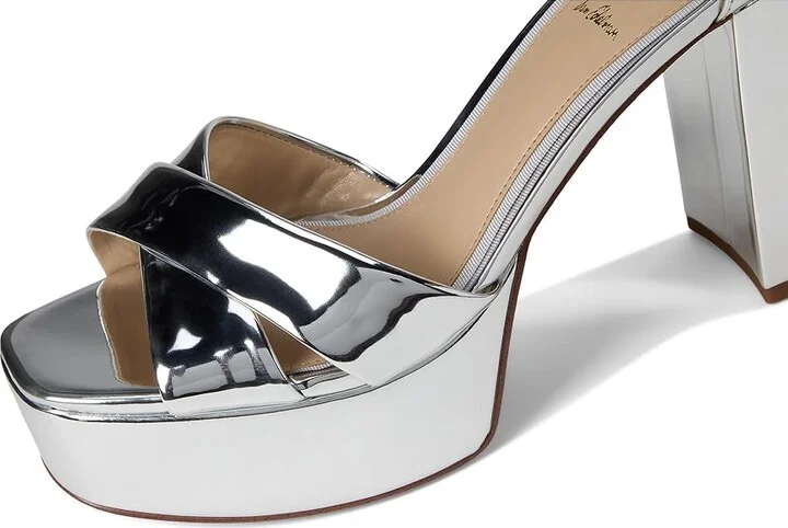 Sam Edelman Jullian Women's Sandals Soft Silver : 11 M, Leather/Rubber - Image 7