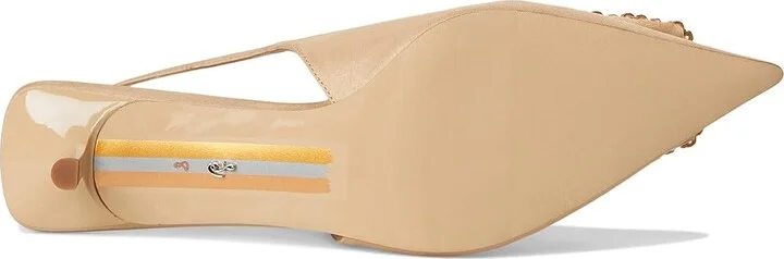 Sam Edelman Kaitlyn High Women's Heels Ecru : 7 M, Synthetic - Image 3