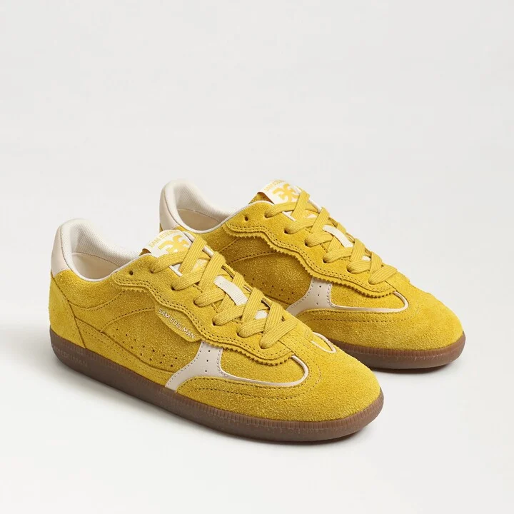 Sam Edelman Kallen Sneaker Saffron Yellow Suede