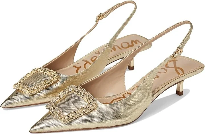 Sam Edelman Kammie Women's Shoes Amber Gold : 6 M, Leather