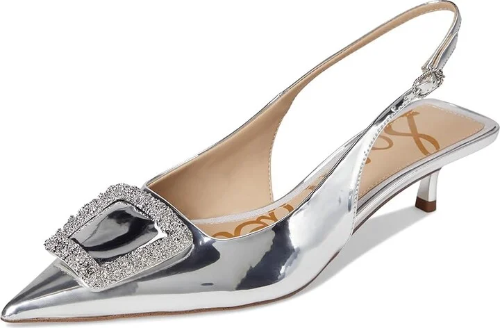 Sam Edelman Kammie Women's Shoes Soft Silver : 8.5 M, Leather - Image 5