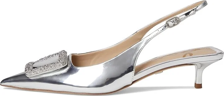 Sam Edelman Kammie Women's Shoes Soft Silver : 8.5 M, Leather - Image 6