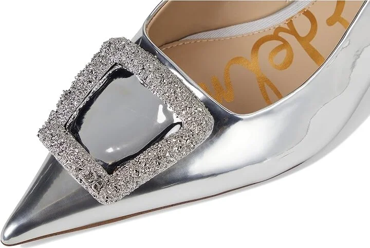 Sam Edelman Kammie Women's Shoes Soft Silver : 8.5 M, Leather - Image 7