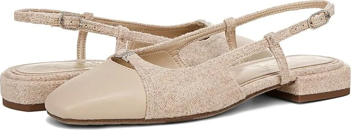 Sam Edelman Kara 2 Women's Flat Shoes Beechwood/Oat : 8 M, Leather - Image 4