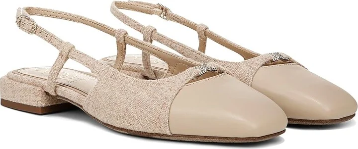 Sam Edelman Kara 2 Women's Flat Shoes Beechwood/Oat : 8 M, Leather