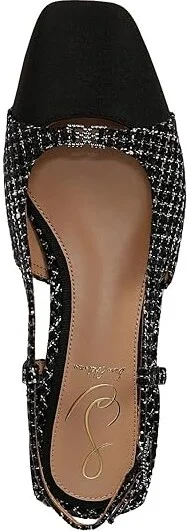 Sam Edelman Kara 2 Women's Flat Shoes Black Boucle : 9 M, Leather - Image 2