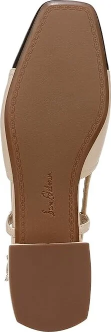 Sam Edelman Kara 2 Women's Flat Shoes Summer Sand/Black : 9.5 M, Leather - Image 3